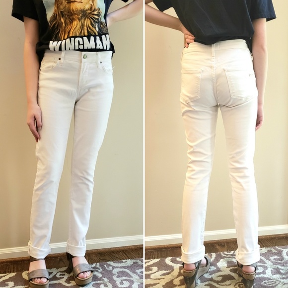 Agolde A Gold E Elodie Straight Leg Mid Rise - Picture 2 of 8